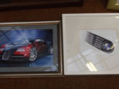 Bugatti and BMW print