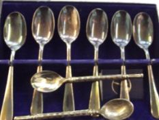 Cased spoon collection