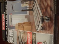 Aluminium flat bed trolley