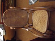 Wicker rocking chair