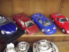 4 collectable cars