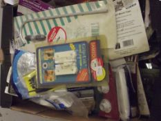 Large box of hardware items