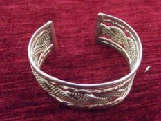 Silver bangle