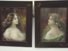 Pair of framed Victorian prints