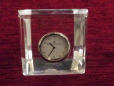 Royal Doulton crystal clock