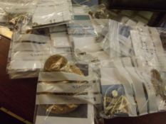 Large collection of military cap badges