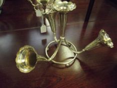 Silver plated epergne