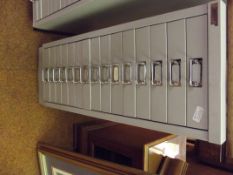 Fifteen drawer filing cabinet