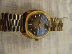 Avia automatic gent's wristwatch, 25 jewel, incabl