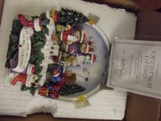 Compton and Woodhouse musical Christmas scene deco