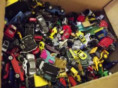 Large box of collectable cars