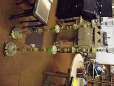 Pair of standard lamps