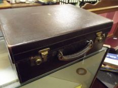 Vintage fitted suitcase