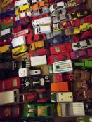 Box of collectable cars