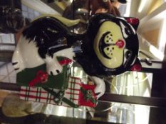 Lorna Bailey Christmas cat, Limited edition 1/3