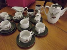 Retro Langley coffee set