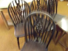 4 wheel back chairs