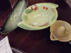 Three pieces of Carlton ware