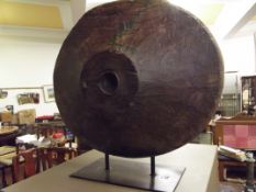 Victorian cartwheel on later stand