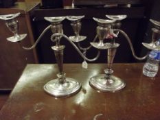 Pair of candelabras