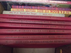 Box of early football books from the 50's