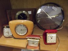 Collection of 6 clocks