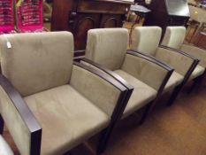 Set of four armchairs