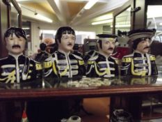 Lorna Bailey set of Beatles, bust