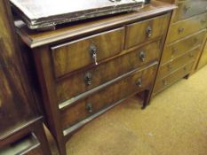 Edwardian set of two over two set of drawers (matc
