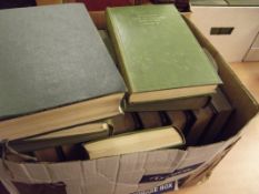 Box of law books