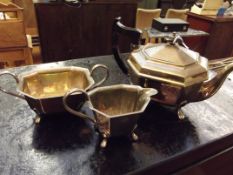 Sheffield plate tea service