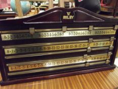 Riley snooker scoreboard