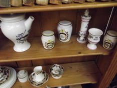 Six apothecary jars