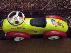 Child's sit-on Noddy car