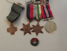 Collection of military medals
