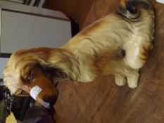 Large ceramic dog