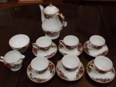 English rose tea set