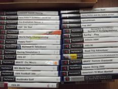 Collection of 28 Playstation 2 games to include a