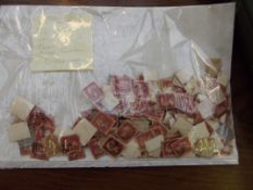 Bag of Penny Red stamps