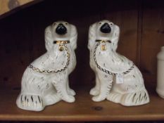 Pair of Staffordshire flatback
