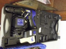 Cased cordless power drill