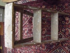 Wooden step ladder
