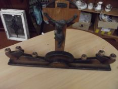 Art Noveau large religious candle holder