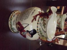 Crown Devon musical jug, John Peel 1776-1854