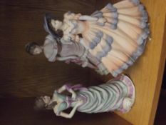 3 ceramic figures