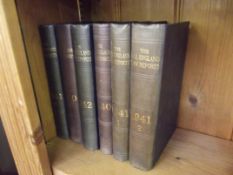 Collection of six law books 1940, The old England