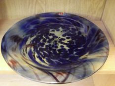Art glass plate