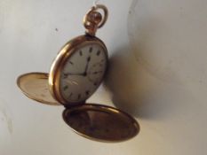 Gold plated pocket watch