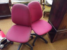 Two office chairs