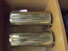 Pair of trenchart bullet shells